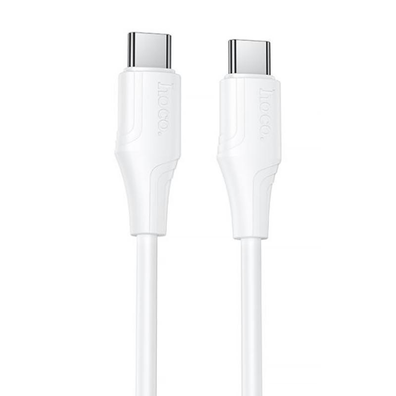 Дата кабель Hoco X124 Bien silicone Type-C to Type-C 60W (1m) Херсон - изображение 1