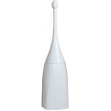 Щетка для унитаза напольная пластик белый Київ - зображення 1