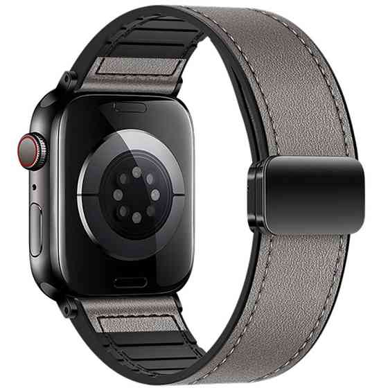 Ремешок Hoco WA34 Basic magnetic buckle silicone leather strap для Apple watch 38/40/41/42mm Херсон