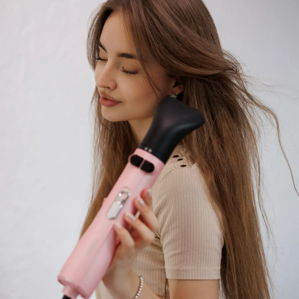 Фен-щетка Magio MG-726 1300 Вт розовый Киев - изображение 4