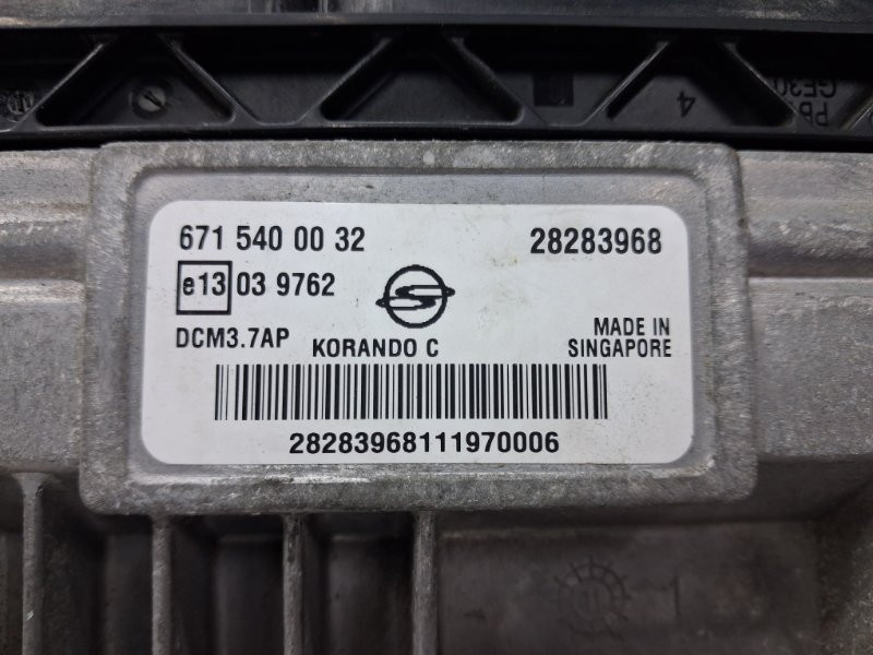 Блок управления двигателем SsangYong Korando C200 2.0 DIESEL D20DT 2010 (б/у) Киев - изображение 4