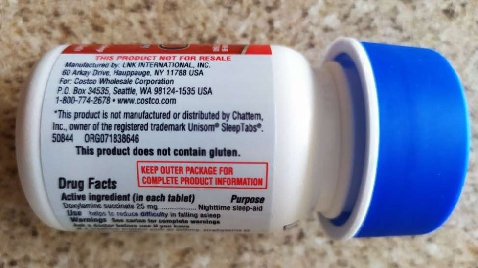 Sleep Aid 96 таблеток kirkland, допомога нічному сну, США. Тернопіль - зображення 2