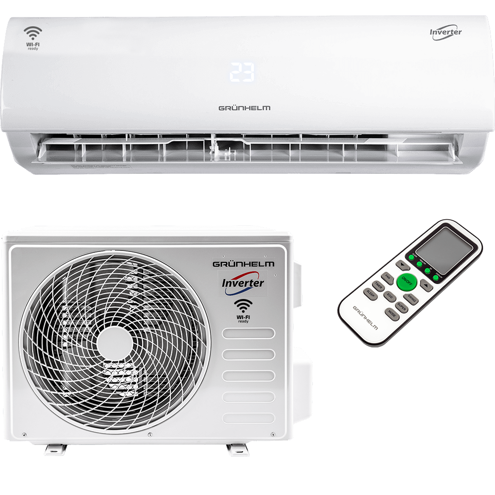 Кондиционер (25 м2) GRUNHELM GAC-09GH-IWF инверторный, сплит-система. Wi-Fi Київ - зображення 1
