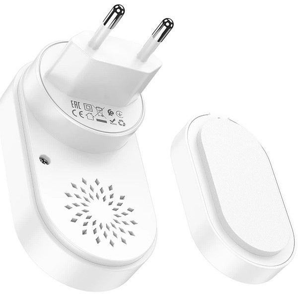 Дверний дзвінок Hoco HI25 White Харків - зображення 5