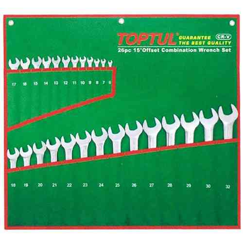 Набор ключей комбинированных 26 шт 6-32 мм TOPTUL GAAA2604 Харків