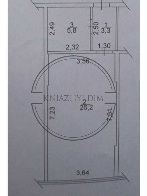 Видовая 1 комнатная квартира студия ЖК Каховская. Код объекта:21138775 Київ - зображення 4