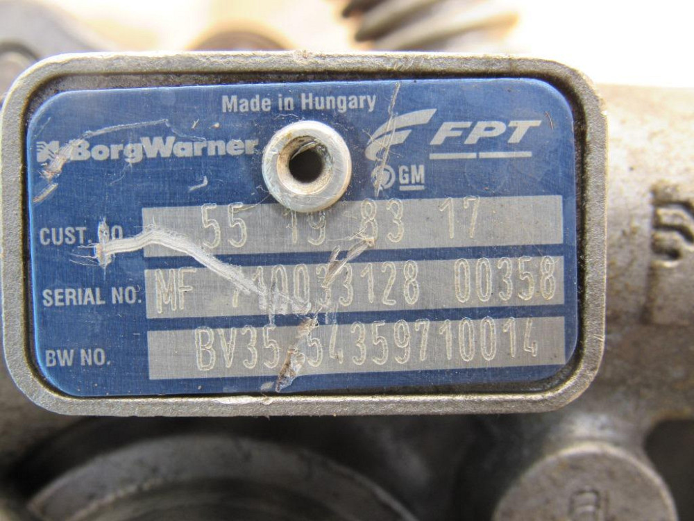 Турбина Fiat Doblo 1.3 mjtd 2010-2015 (55198317) Ковель - зображення 4