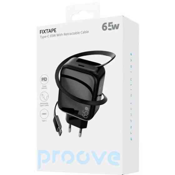 Мережевий зарядний пристрій Proove Fixtape GaN Type-C 65W Black (WCFP65010201) (Код товару:40616) Харьков