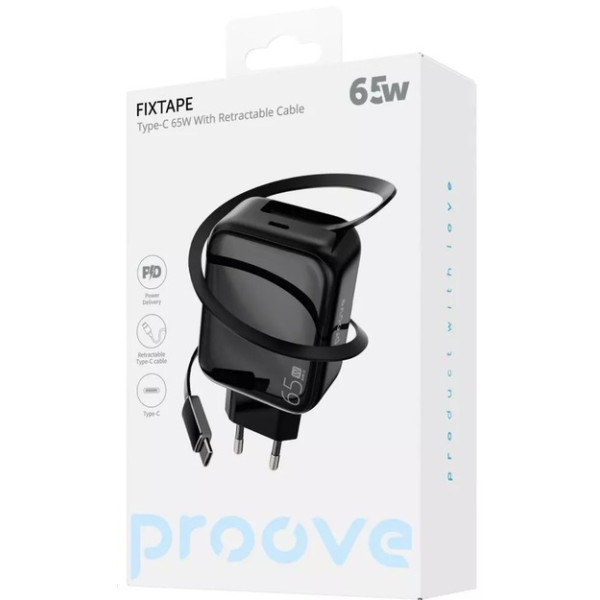 Мережевий зарядний пристрій Proove Fixtape GaN Type-C 65W Black (WCFP65010201) (Код товару:40616) Харьков - изображение 4