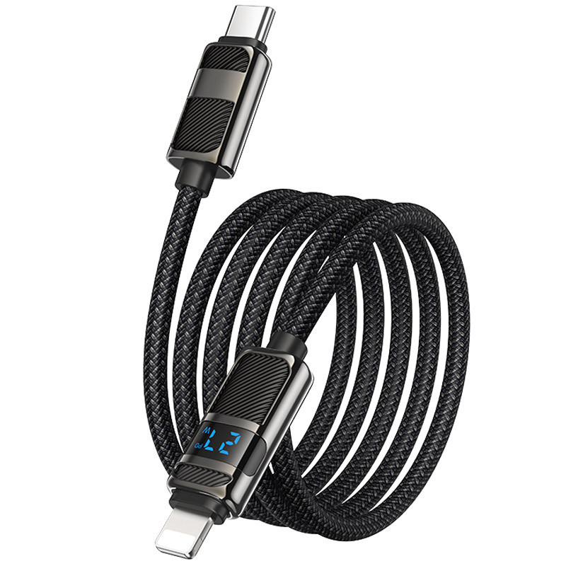 Дата кабель Hoco U137 Line with display Type-C to Lightning 27W (1.2m) Херсон - зображення 5