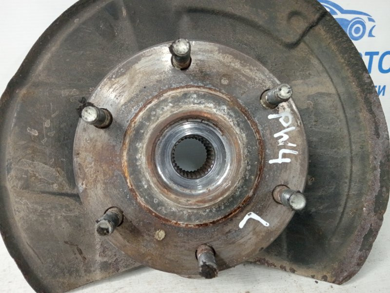 Кулак поворотный левый со ступицей Mitsubishi Pajero Wagon 4 3.2 ДИЗЕЛЬ 4M41 2006 (б/у) Киев - изображение 2