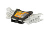 Ключи рожковые MASTERTOOL набор 6 шт (6-17 мм) CrV SATIN FINISH DIN3110 70-2106 Харків