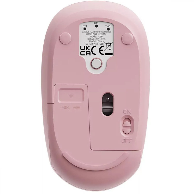 Мышь беспроводная Baseus F01B Tri-Mode Bluetooth + 2.4G (B01055503833) Херсон - изображение 2