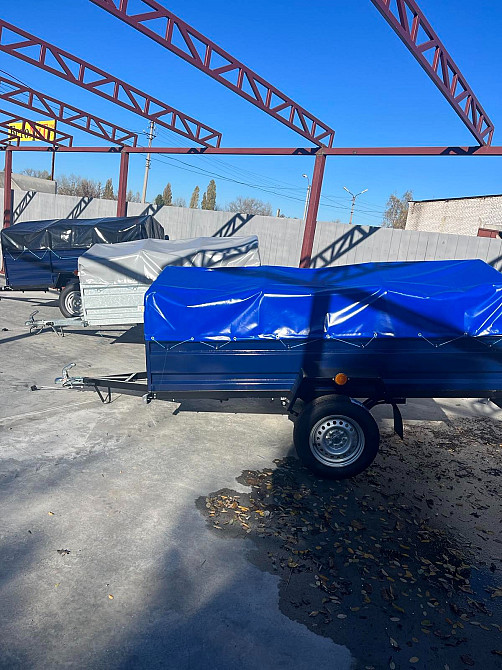 Купити посилений авто причіп від виробника Дніпро 250х130х50 Роздільна - зображення 1