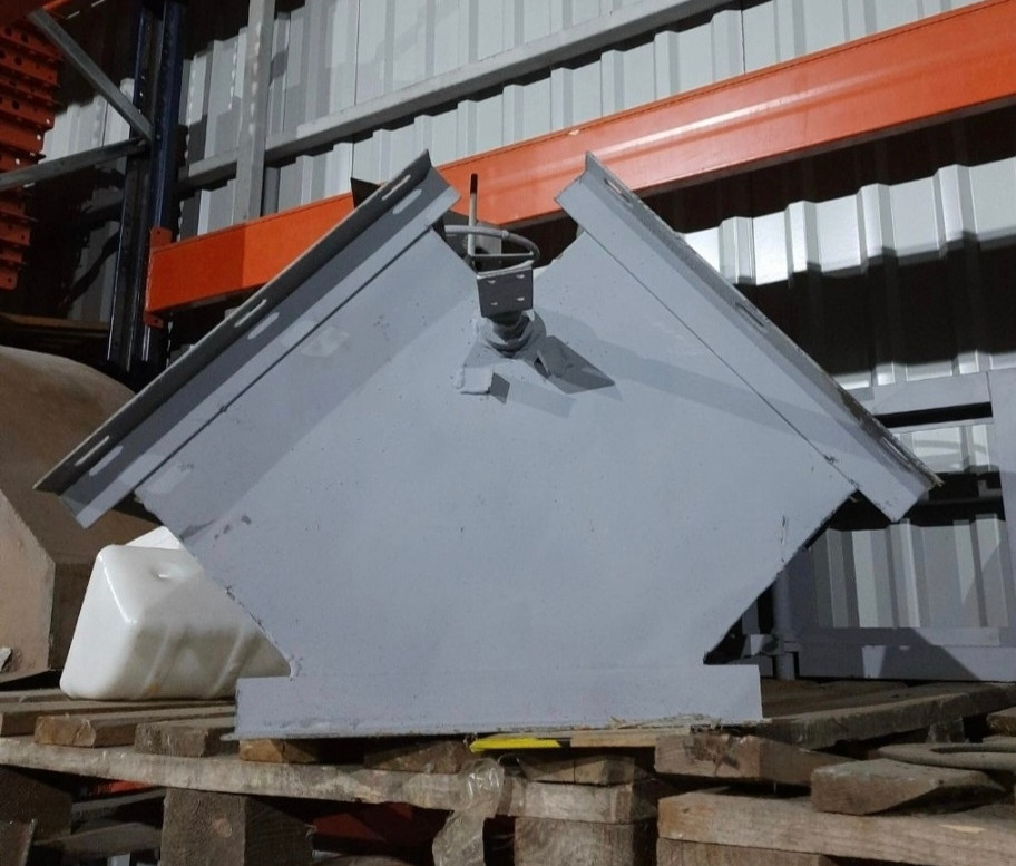 Клапан перекидной двухсторонний электрический КДЭ-450х450 нержавейка Київ - зображення 6