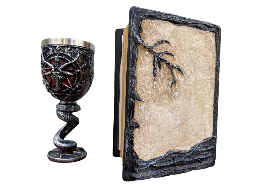 Подарочный набор Бокал 3 Бафомет и Блокнот 3 «Тень Ворона» Київ - зображення 2