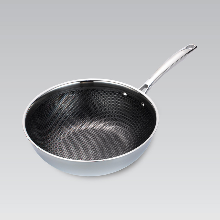 Сковорода WOK Maestro MS-1224 30 см Київ - зображення 1