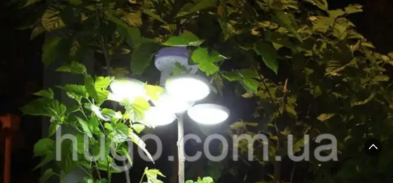 Комплект 2шт Підвісна лампа-ліхтар на акумуляторі з сонячною батареєю і USB-зарядкою! Одесса