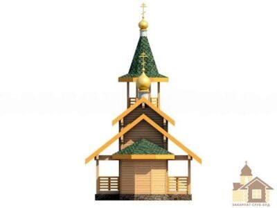 Проект та будівництво дерев’яної церкви з колоди — зруби під ключ від виробника Одеса - зображення 4