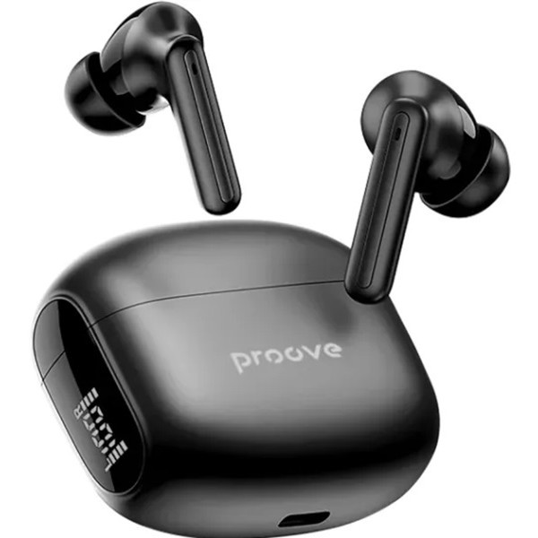 Bluetooth-гарнітура Proove Tempo TWS with ANC (APP) Black (TWTM0001AP01) (Код товару:43036) Харків - зображення 3