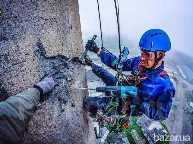 Высотные работыУтепление стенФасадовДомовПромышленый альпинизм Одеса - зображення 1