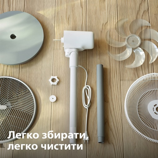Вентилятор напольный Philips CX2550/00 48 Вт белый Київ - зображення 10