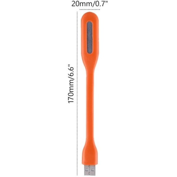 DM Світильник USB Mini Portable Laptop Night 5V 1.2W Orange Харьков - изображение 3