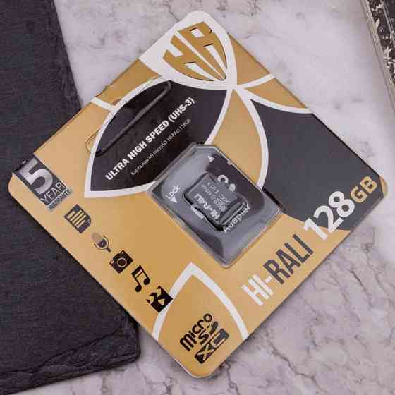 Карта памяти Hi-Rali (UHS-3) microSDXC Class 10 - 128GB (с адаптером) Херсон
