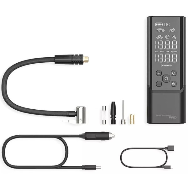 Автомобільний насос Proove Pump Assistant Pro 120W 7500mAh Black (PPAP80010901) (Код товару:40084) Харьков - изображение 10