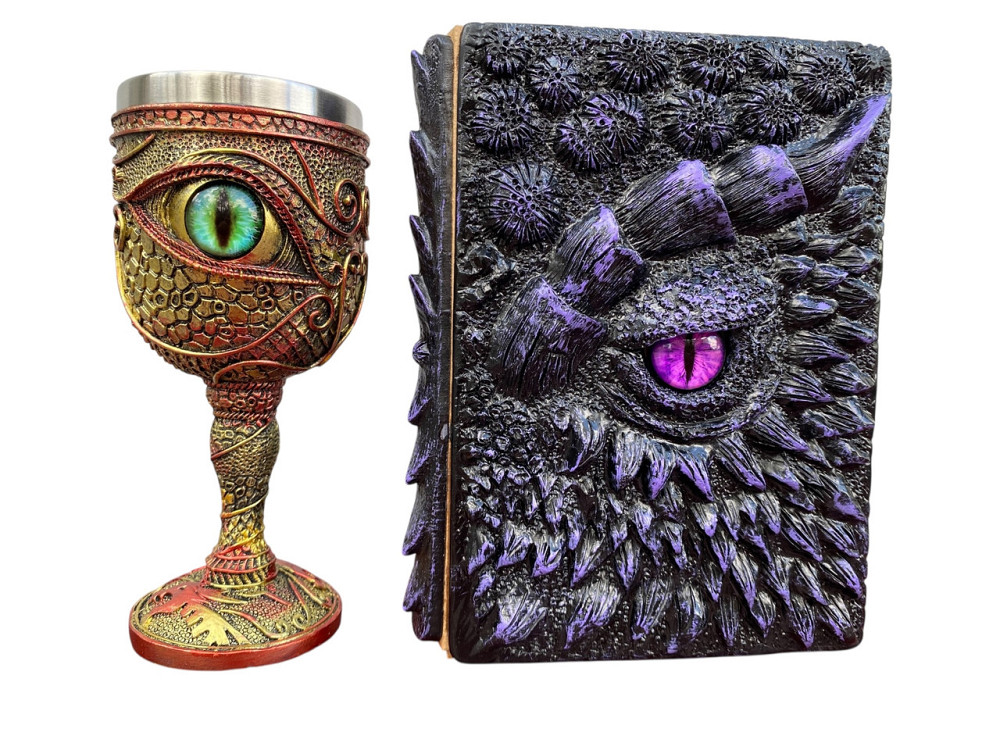 Подарочный набор Бокал 3 Глаз Зеленый и Блокнот 3 «Око Иллюзий» Київ - зображення 3