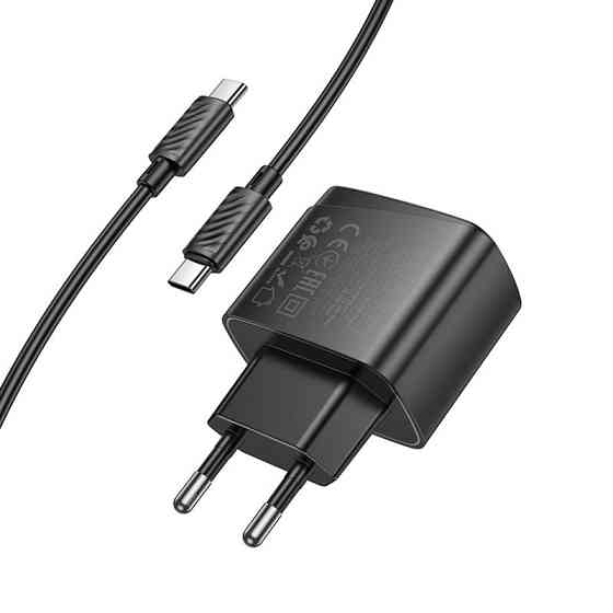 СЗУ Hoco CS61A Bright PD30W+QC3.0 (1USB-A/1C) + кабель Type-C to Type-C Херсон