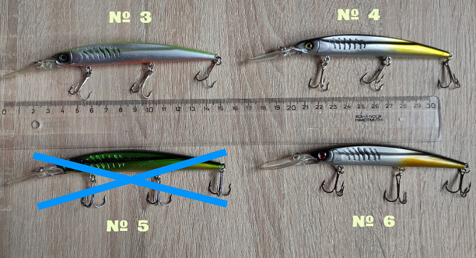 Воблер три крючка 16.9 см Копии minnow lure bait Борисполь - изображение 1