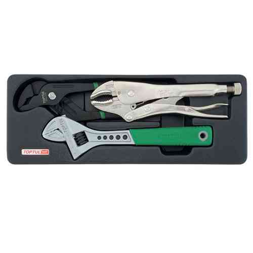 Набор шарнирно-губцевого инструмента 3 ед. (в ложементе) TOPTUL GBAT0301 Харків
