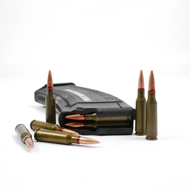 С окном 5,45*39 мм на 30 шт. для АК-74 РПК, АК, АКС, МК, ВП, САЙГА черный Херсон - изображение 2