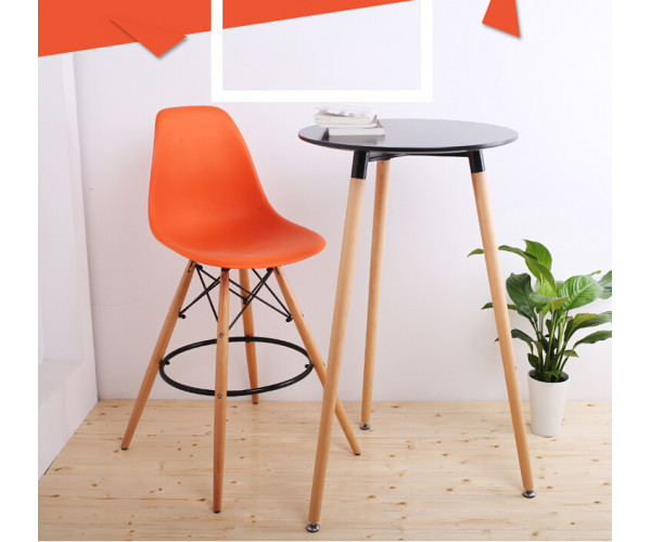 Стілець Тауер Вуд барний високий помаранчевий Дніпро - зображення 3