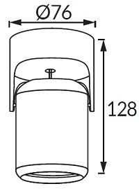 Стельовий світильник/корпус, Strühm Poland, накладний, круглий, білий, 1хGU10, STR-03539 Киев - изображение 2