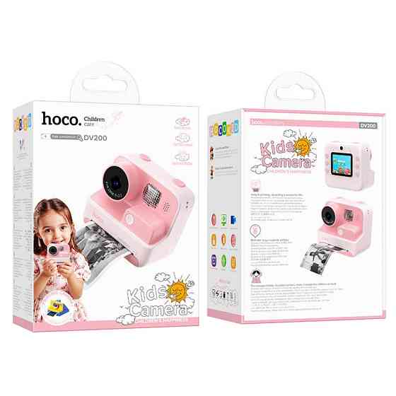 Детская фотокамера с моментальной печатью Hoco DV200 Dual lens Херсон