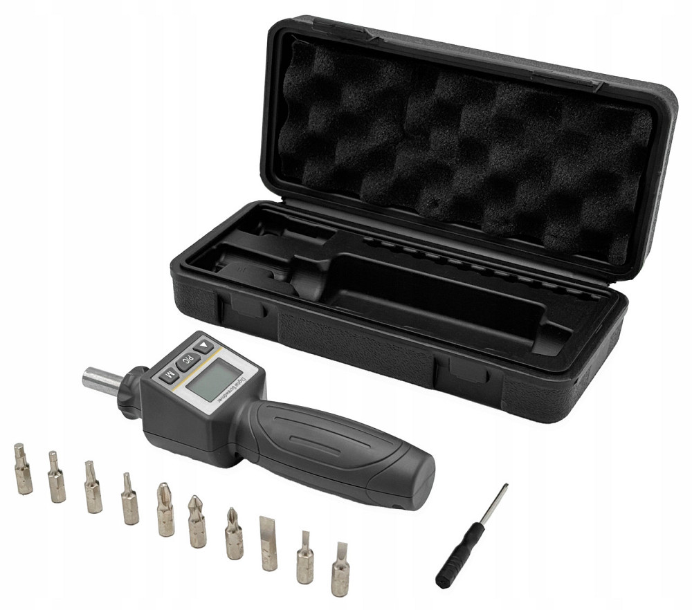 Отвертка-битодержатель динамометрическая цифровая двустороннего действия 1/4 (0.2-2Нм) PROTESTER ANS Харків - зображення 4