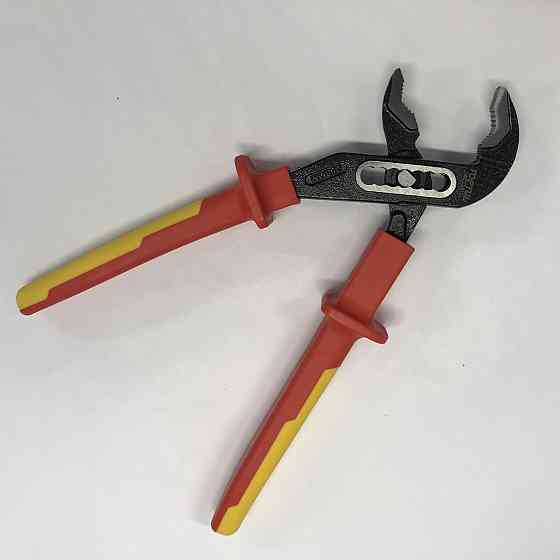 Клещи переставные изолированные 10" 1000V VDE TOPTUL DGCE2210 Харків