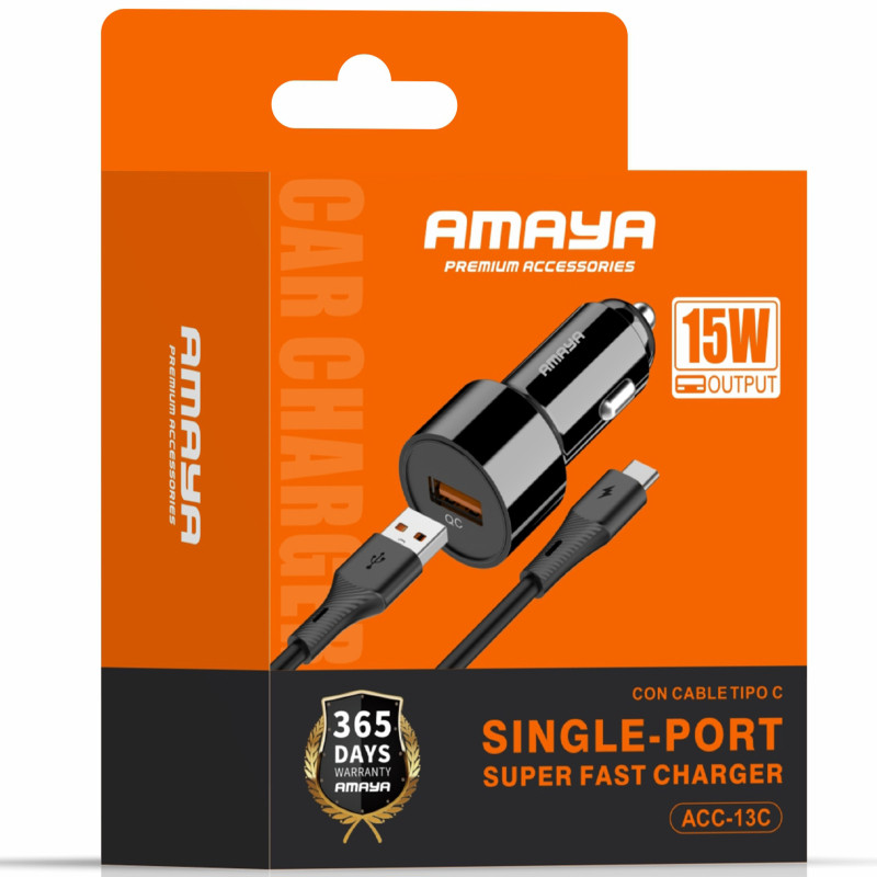 Уценка АЗУ Amaya ACC-13C QC3.0 20W (1USB-A) + кабель USB to Type-C Херсон - зображення 2