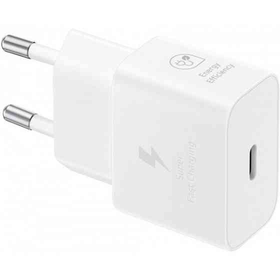 Мережевий зарядний пристрій Samsung 25W Travel Adapter + cable Type-C White (EP-T2510XWEGEU) (Код то Харьков