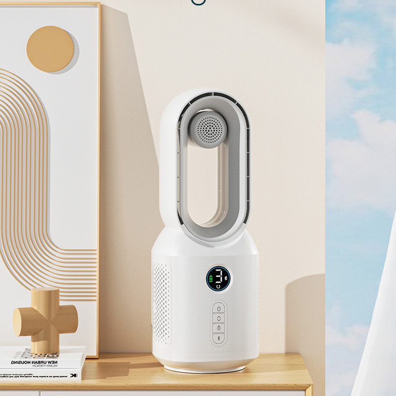 Настольный вентилятор F8 3in1 с Bluetooth-динамиком и ночником 4000mAh Херсон - зображення 2