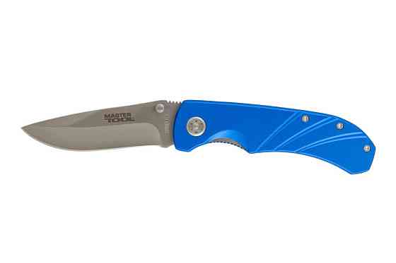 Нож складной MASTERTOOL "TITAN" 201х33х16 мм нержавеющее лезвие алюминиевая рукоятка 79-0122 Харьков