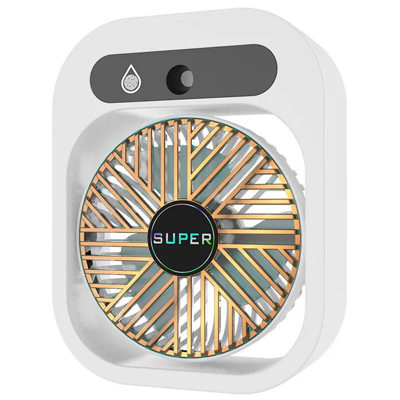 Настольный вентилятор Q8 с водяным охлаждением 1200 mAh Херсон - зображення 1