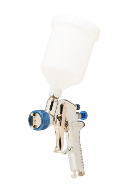 Краскопульт пневматический MASTERTOOL HP PROFI ВПЛБ 600 мл Ø 1,4 мм круглый/плоский факел 120-170 л/ Харків - зображення 1