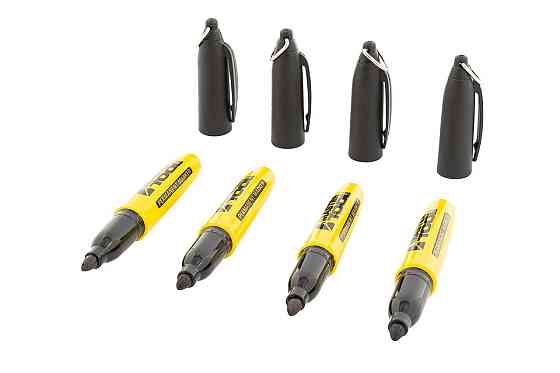 Маркер перманентный MASTERTOOL набор 80шт черный 14-1820 Харків