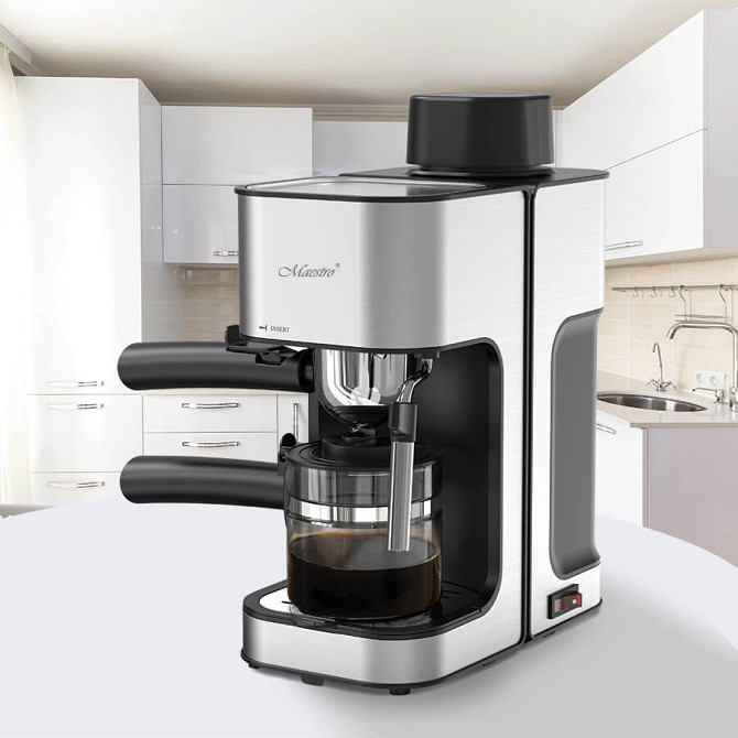 Кофеварка эспрессо Maestro MR-411 800 Вт Київ - зображення 1
