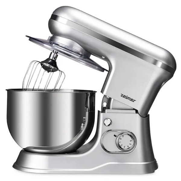 Миксер планетарный ZELMER ZKR1360 1200 Вт серебристый Київ - зображення 1