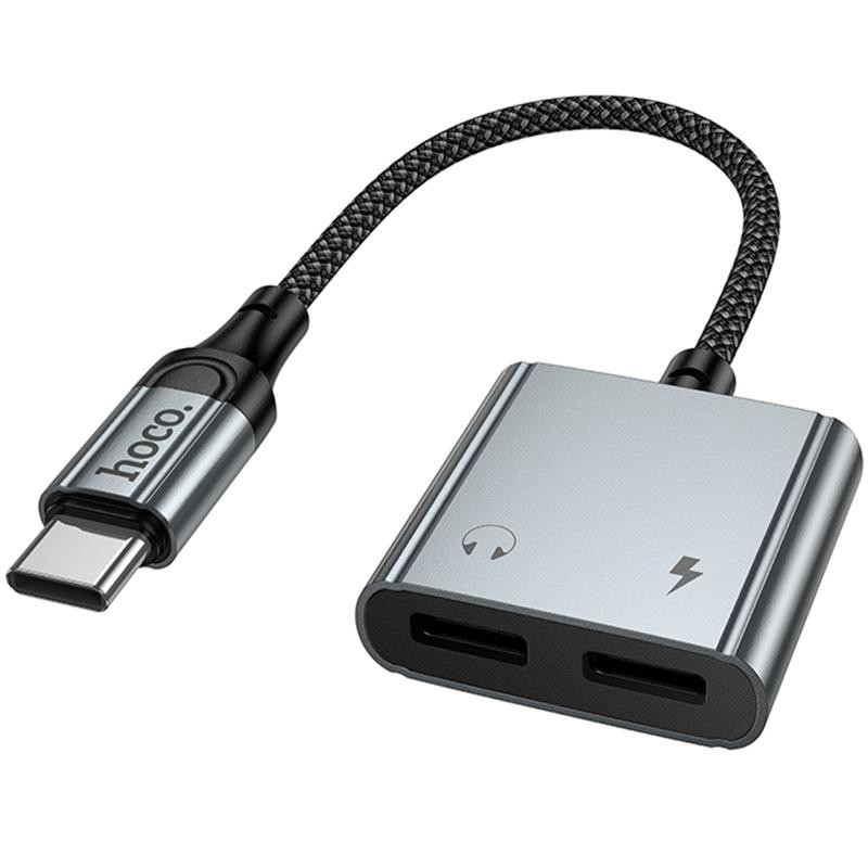 Переходник Hoco UPA34A Type-C to Type-C*2 Херсон - зображення 1