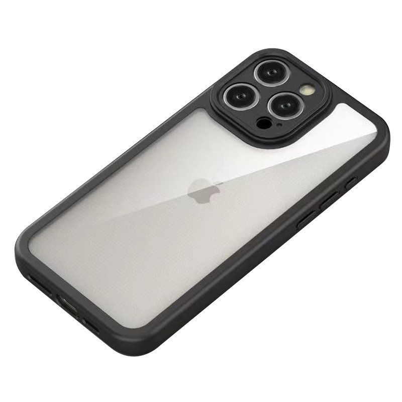 TPU чехол Transparent + Colour 1,5mm для Apple iPhone 15 Pro Max (6.7") Херсон - изображение 4